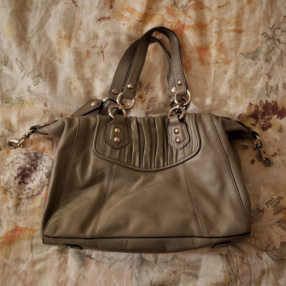 Coach | Ashley Gathered Genuine Leather Satchel - Picture 2 of 8